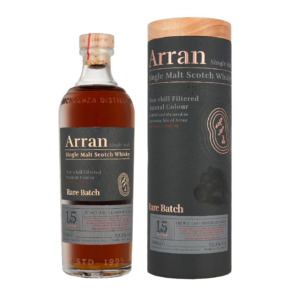 Arran 15 Year Old Rare Batch French Oak Single Malt Scotch Whisky 70cl