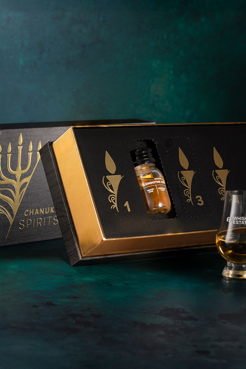 Chanukah Whisky Calendar 2025 - Glencairn Glass Included