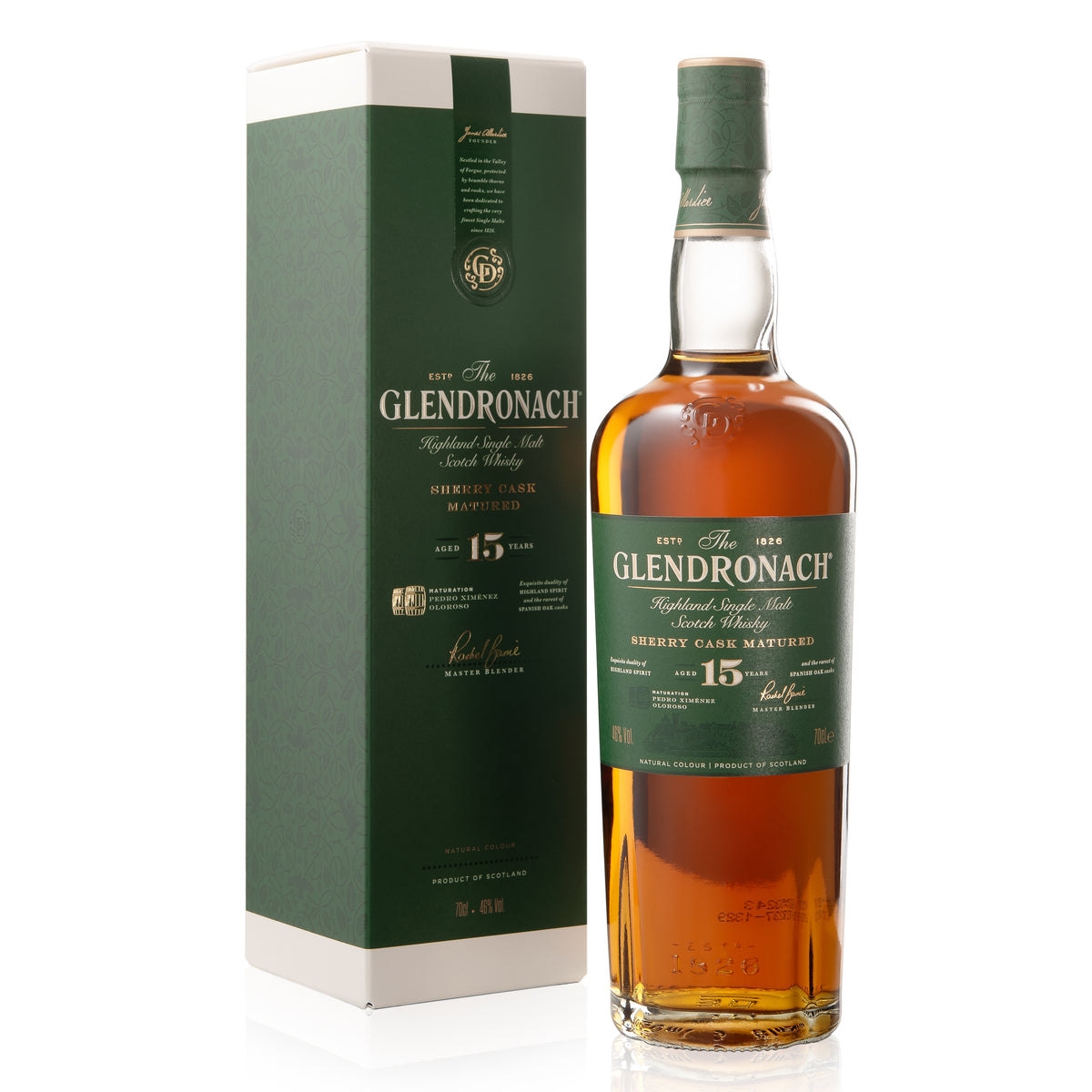 Glendronach 15 Year Old Sherry Cask Matured 70cl